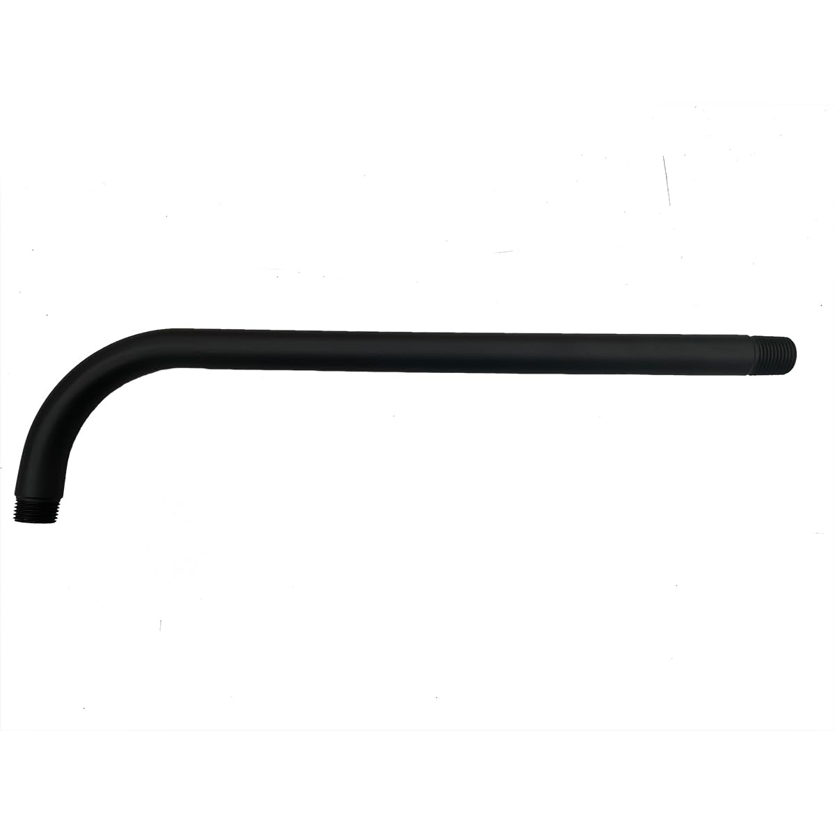 Regadera Cuadrada De 8" Con Brazo Negro Mate 4518C.2