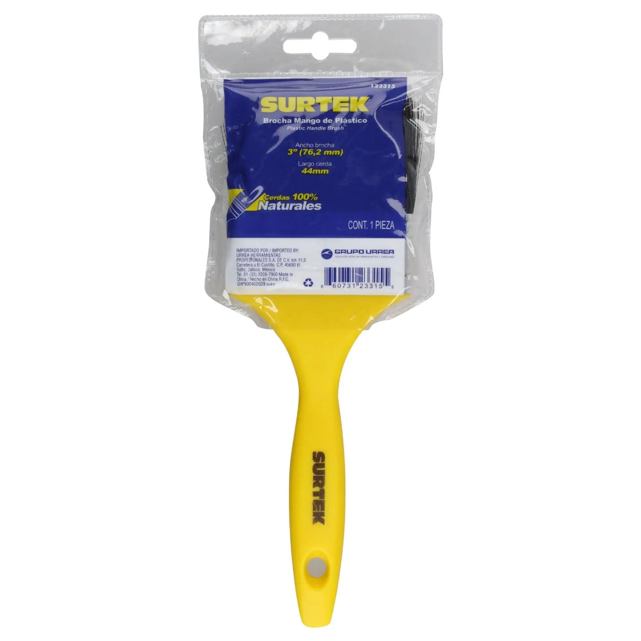 Brocha Mango De Plástico 3" 123315