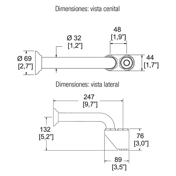 Céspol para lavabo TV-016 Helvex