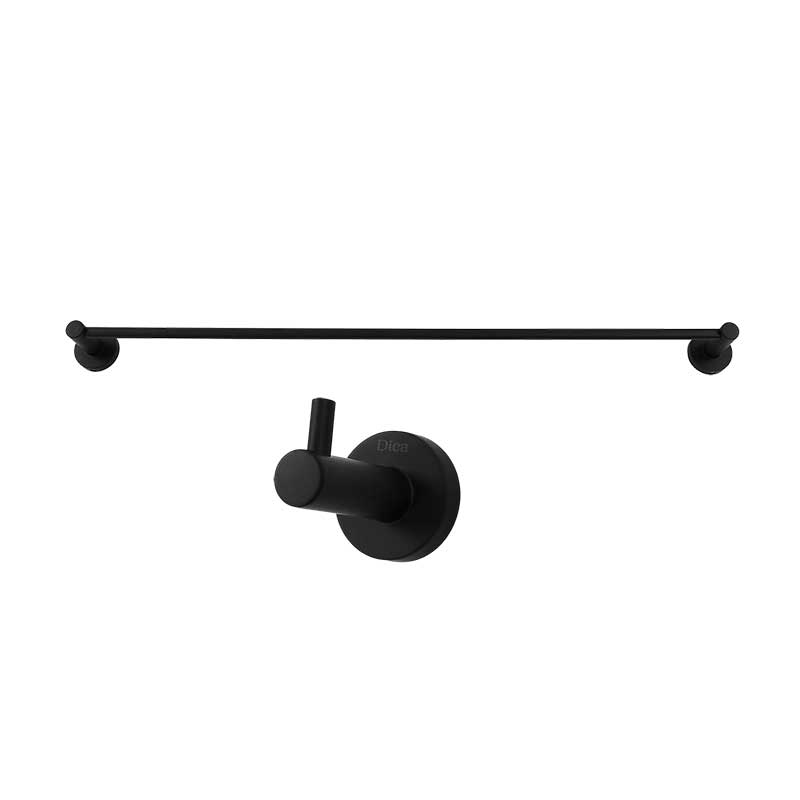 Juego De Accesorios Para Baño DICA 3200.2 Acabado Negro Mate