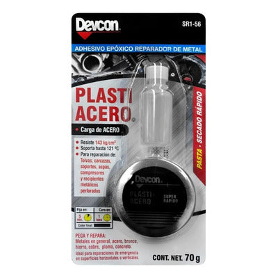 Pegamento Epóxico Plastiacero Secado Rápido en Pasta SR1-56