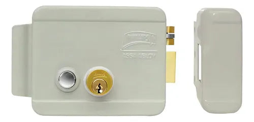 Kit Cerradura Eléctrica Con Botón Para Apertura A Distancia