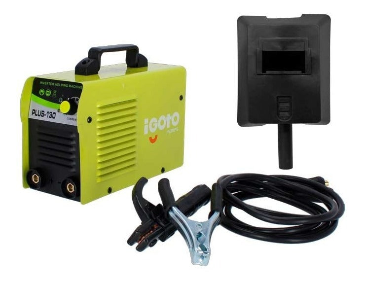 Soldadora Inversora Plus 130a +kit 110v Igoto 6013-7018 Color Verde Claro