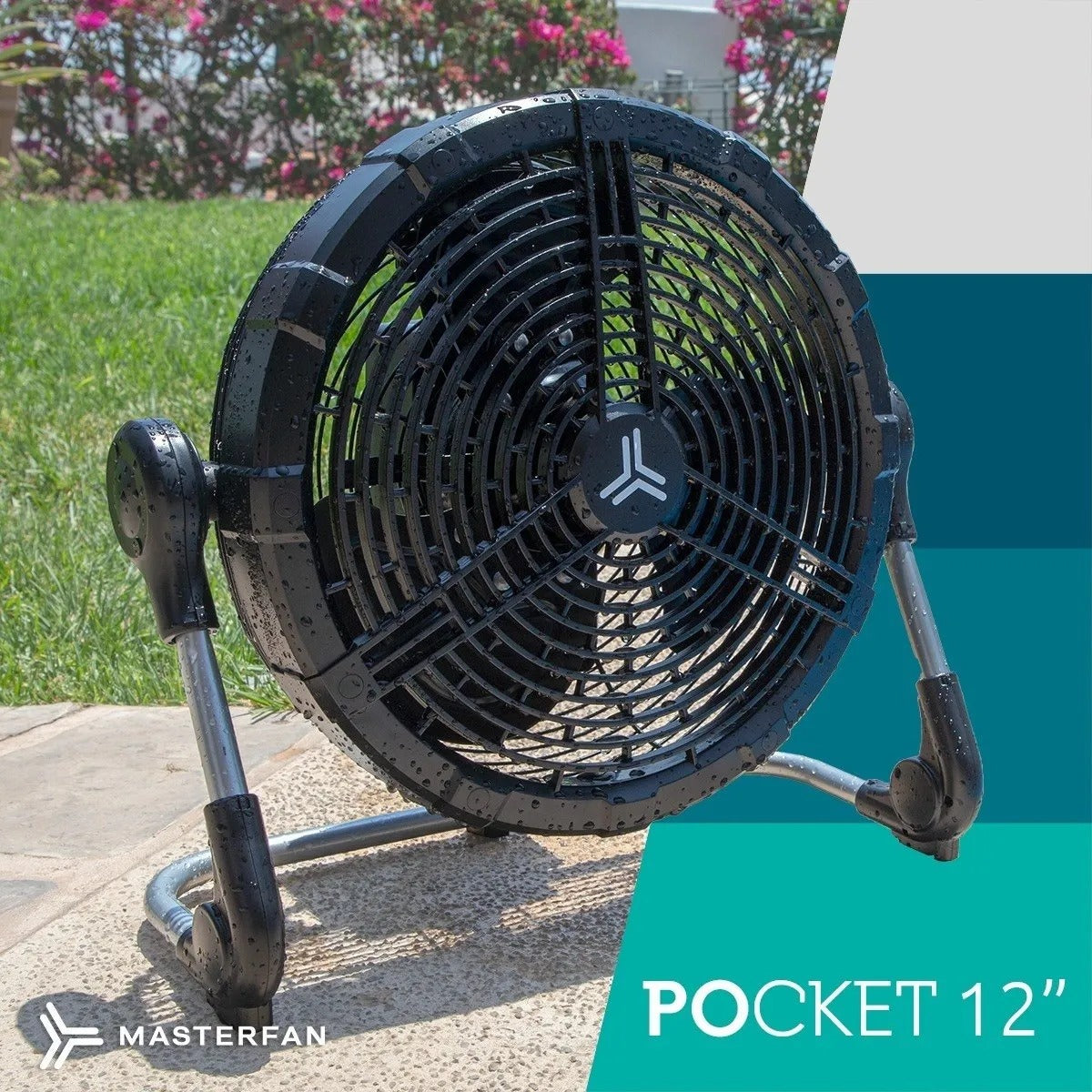 Ventilador De Piso Pocket 12" Con Power Bank Recargable