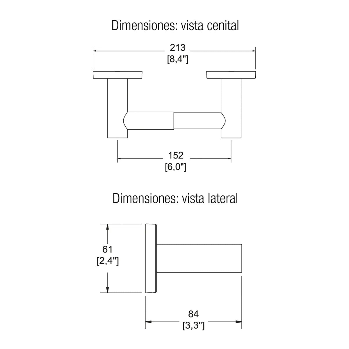 Portapapel Clásica II 217 Helvex