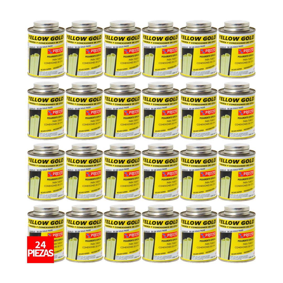 Pegamento Cpvc Amarillo Yellow Gold P/agua Caliente 236 ml