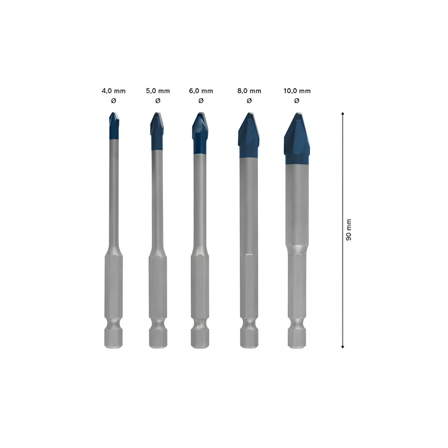 Set Con 5 Brocas Expert Hardceramic 2608900597