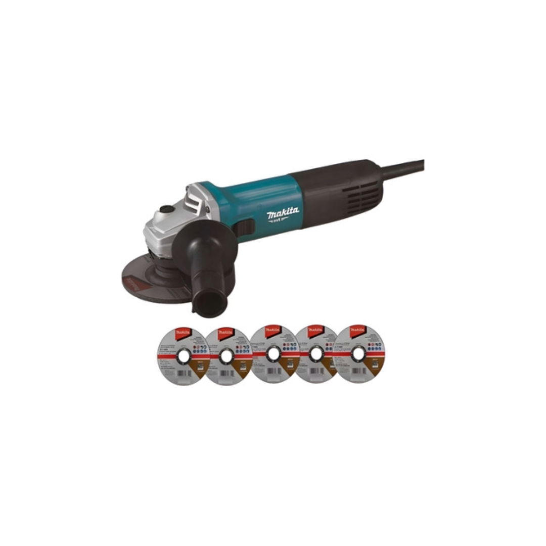 Esmeriladora Angular M9510B 4-1/2 850W + 5 Discos