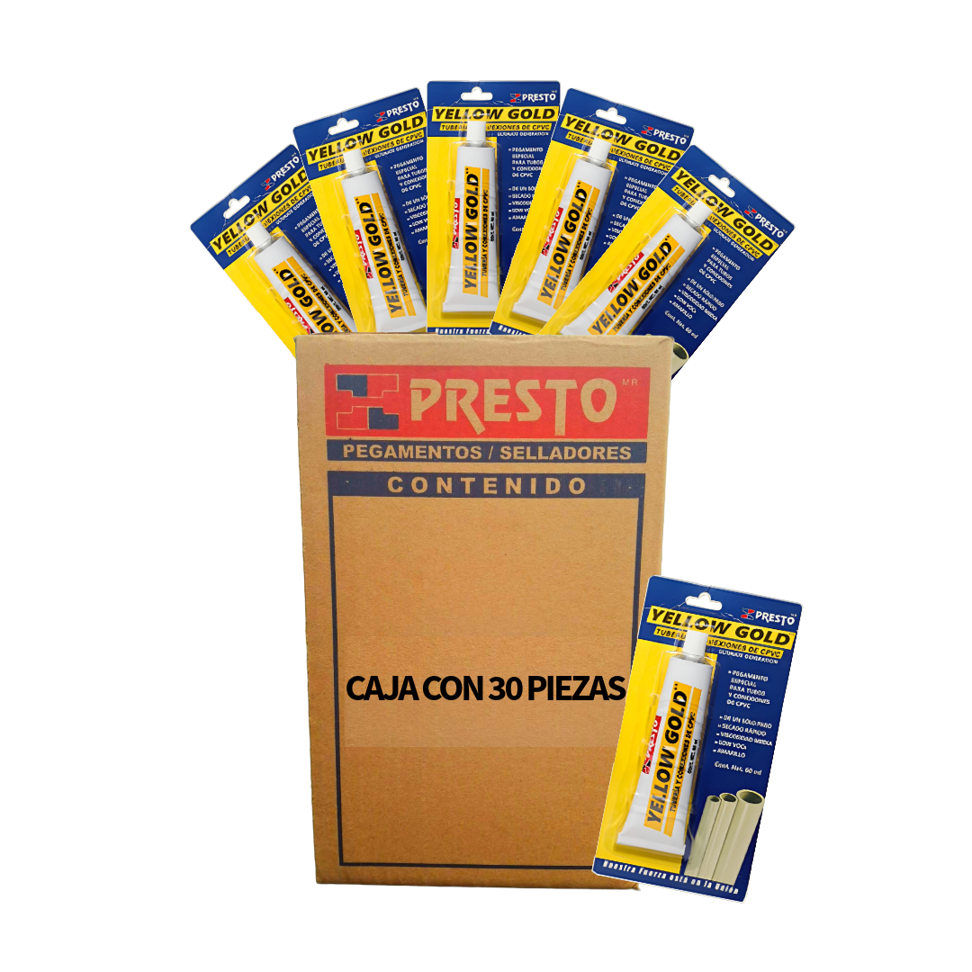 Pegamento Cpvc Yellow Gold (60 Ml) Adhesivo Para Tuberías