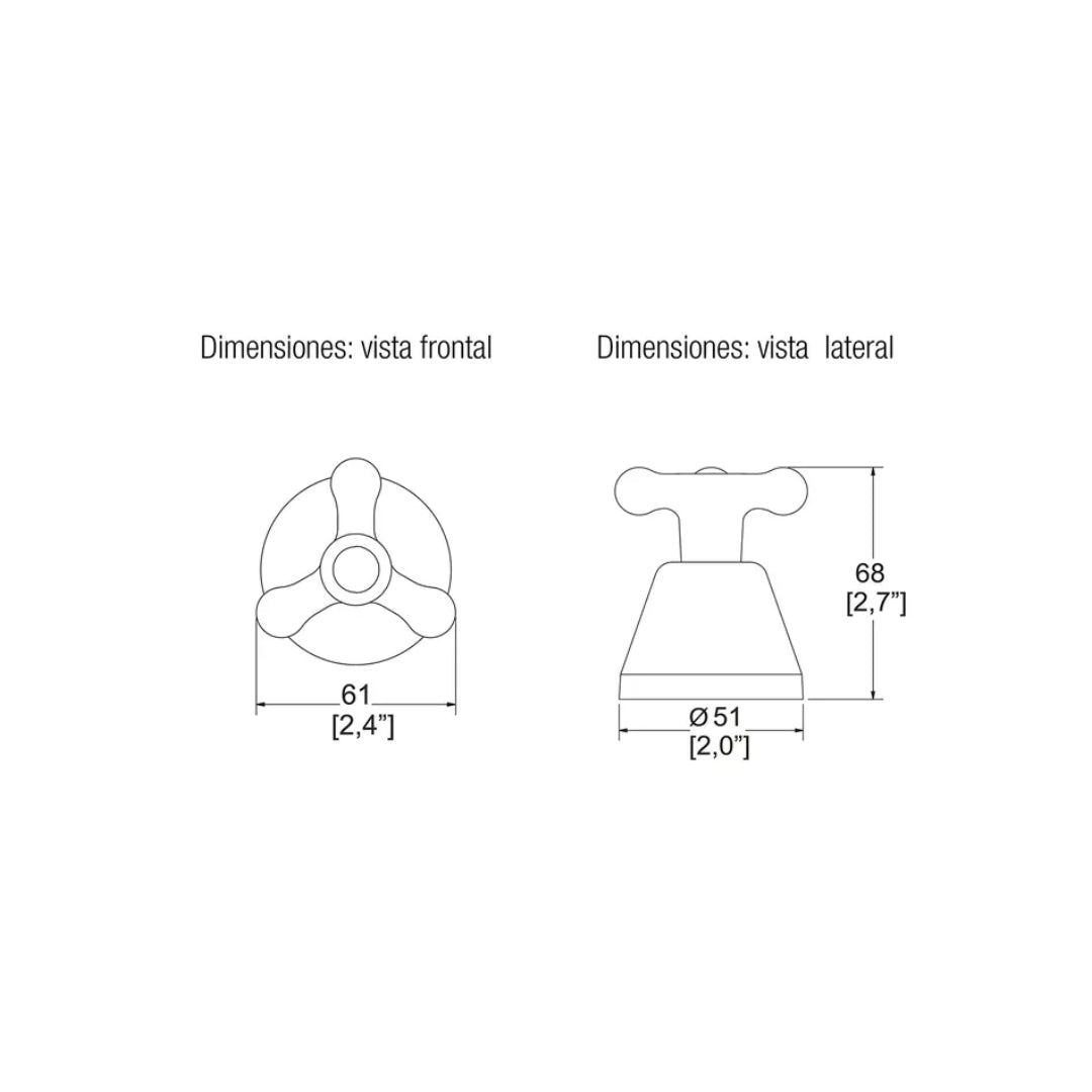 Juego de Manerales Ática C-59 Helvex