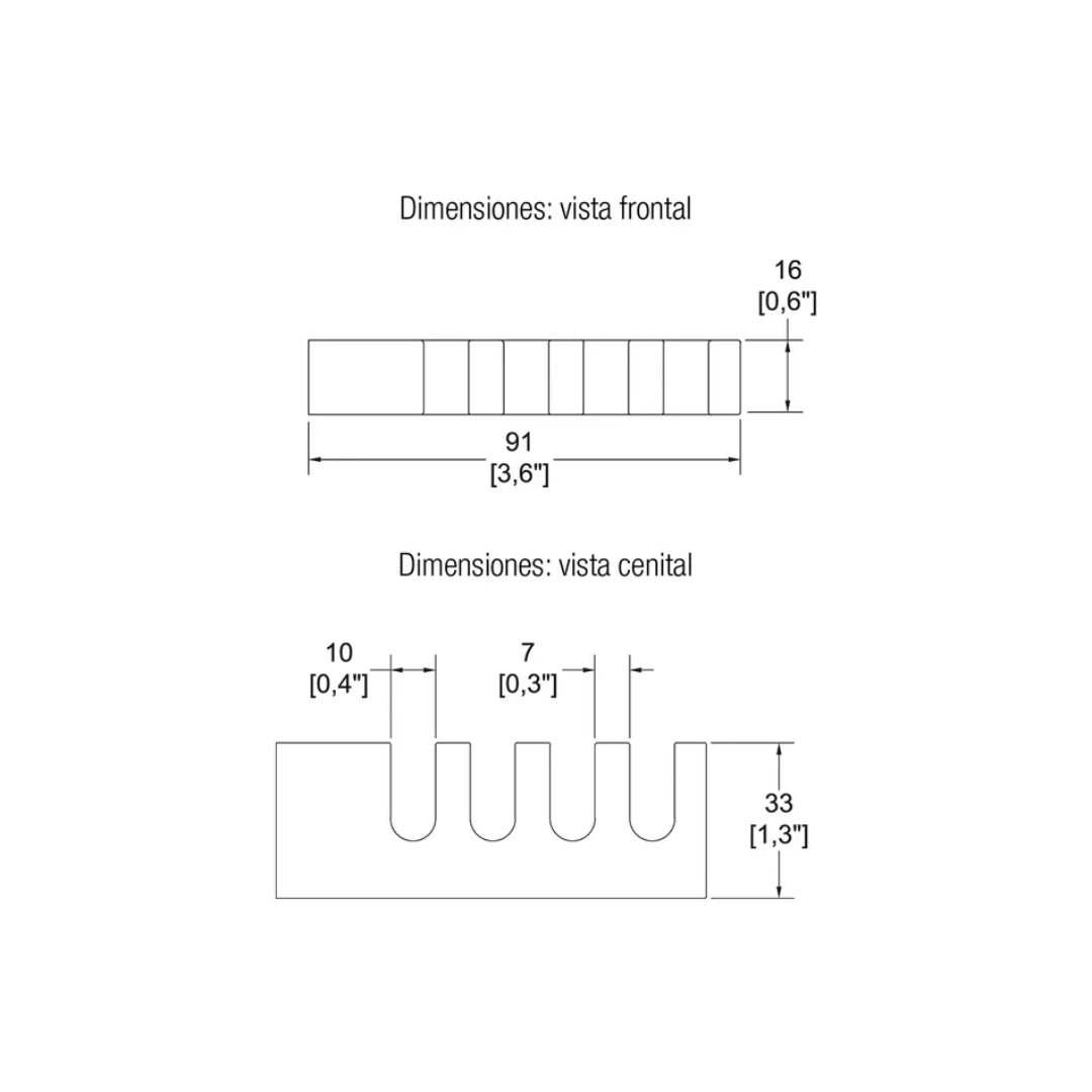 Portacepillos Pemier 15107 Helvex
