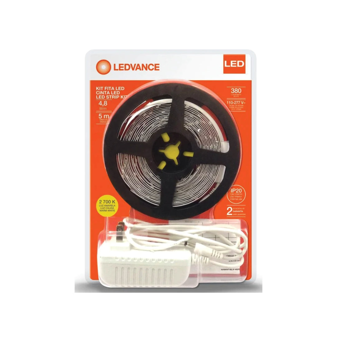 Tira Ledvance 86243 LED Luz Cálida  4.8w De 5 Mts Con Driver