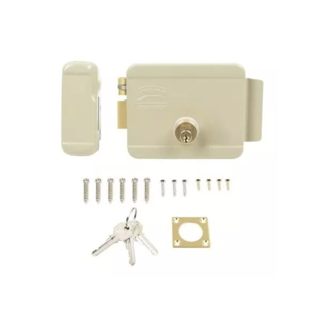 Cerradura Eléctrica Derecha Phillips 321DC Con Botón MX3419