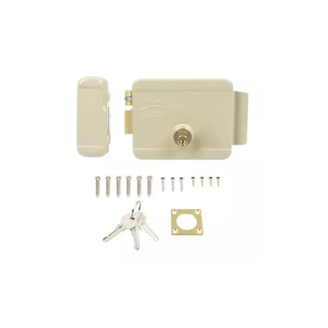 Cerradura Eléctrica Izquierda Phillips 321DC Con Botón MX3419