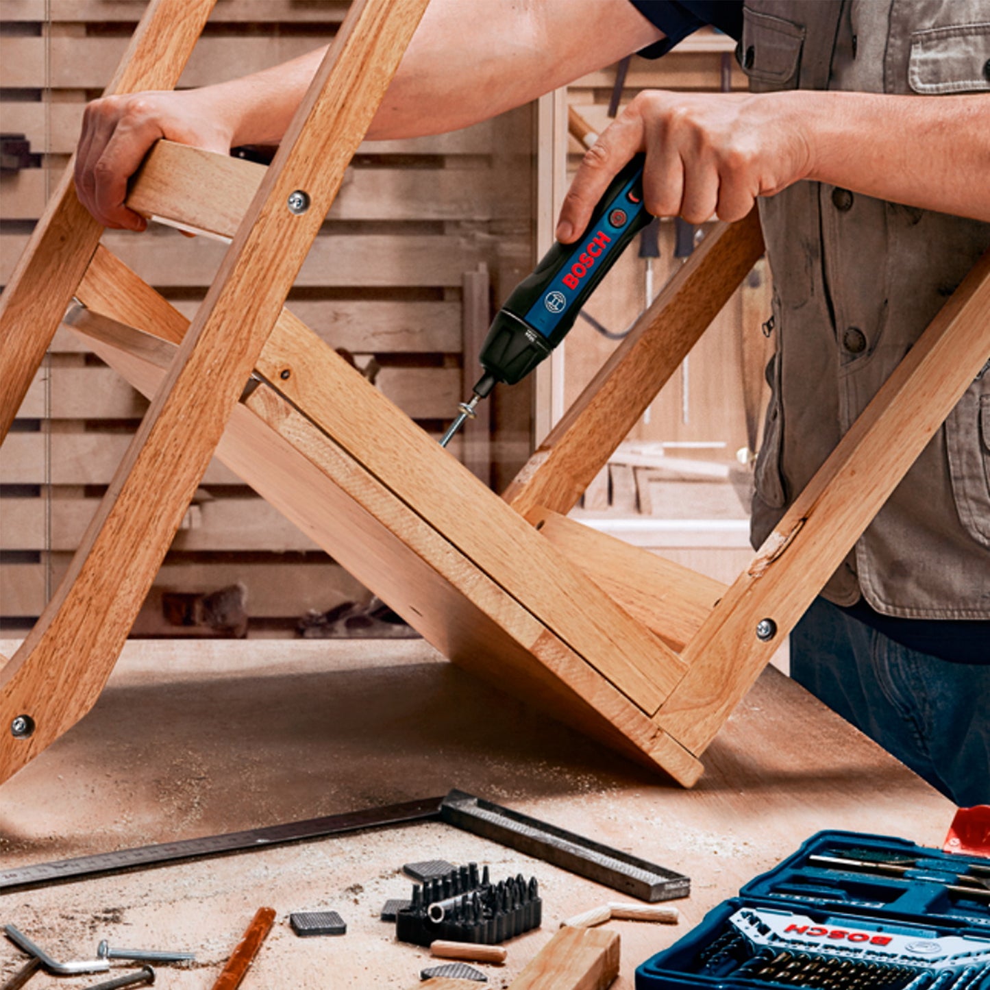 Atornillador Inalámbrico Bosch Go 3.6V + 2 Puntas
