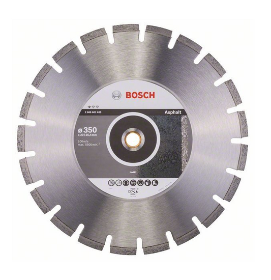 Disco Diamantado Bosch 14" Asfalto 2608602625