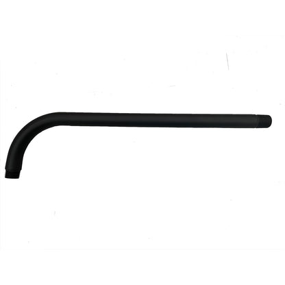 Regadera Cuadrada De 8" Con Brazo Negro Mate 4518C.2
