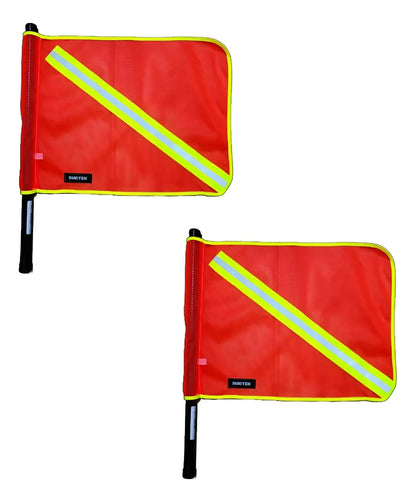 Banderín De Seguridad De Malla Con Reflejante 2 Piezas 137606