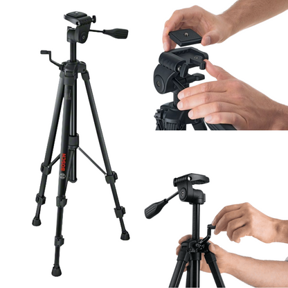 Nivel Láser Bosch GLL 3-80 CG + Tripié BT 150 + Receptor LR7