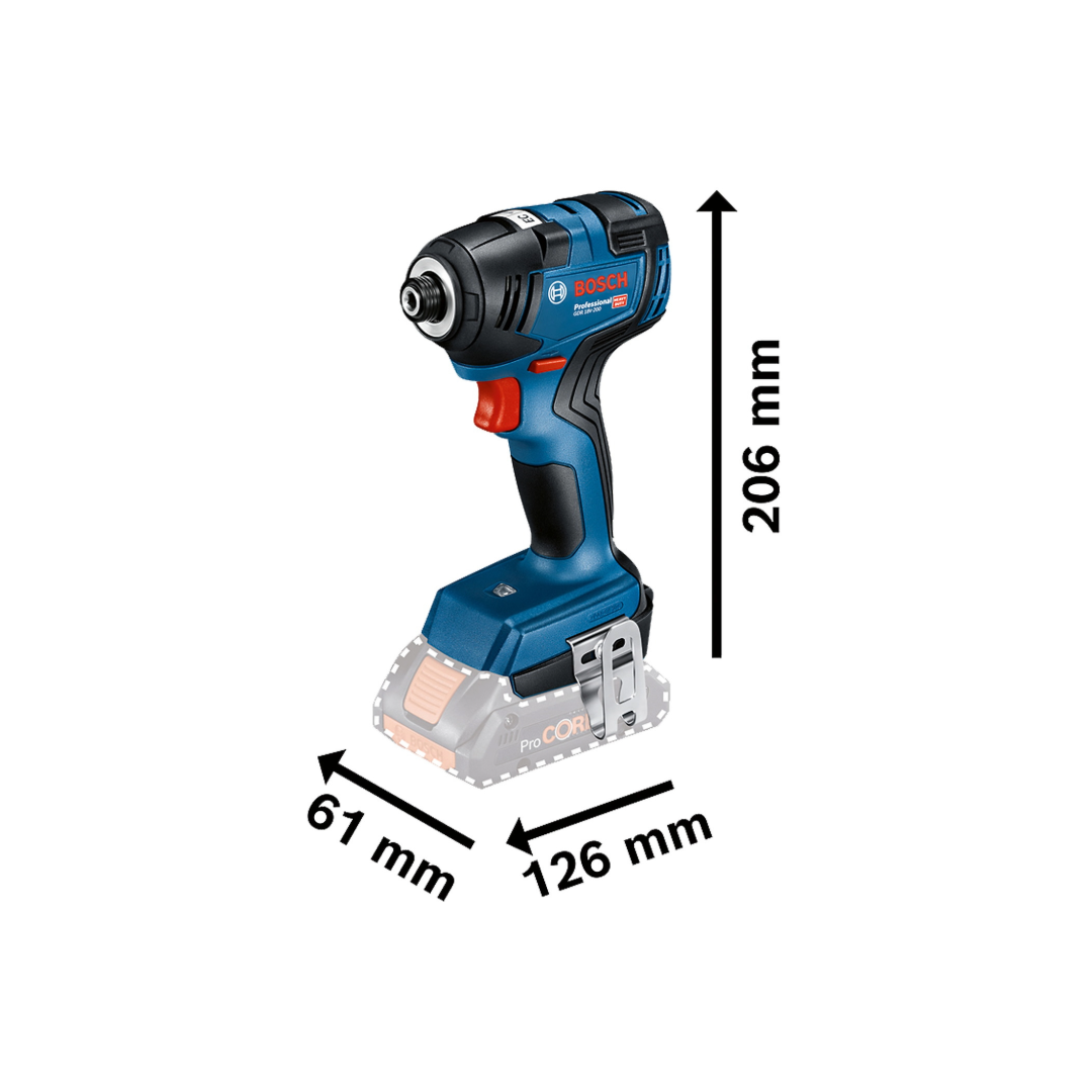 Combo Rotomartillo GSB 185-LI + Llave impacto GDR 18V-200 Y Accesorios 06019J21G0