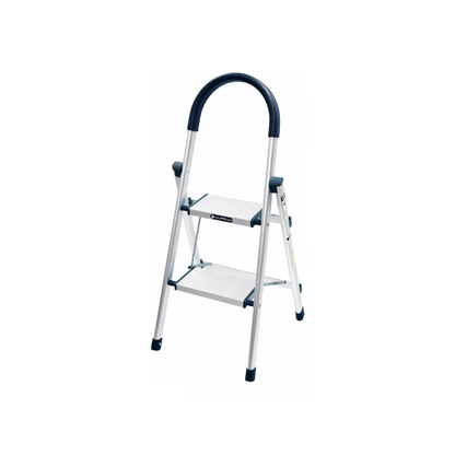 Escalerita De Aluminio Tipo Tijera 2 Peldaños Cuprum