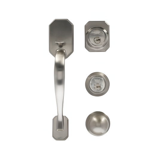 Cerradura De Gatillo Teton Función Llave-Llave Niquel Satinado Mx86202