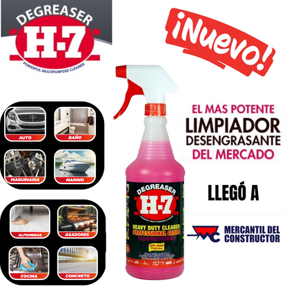 Limpiador Desengrasante Multiusos H-7 Uso Pesado