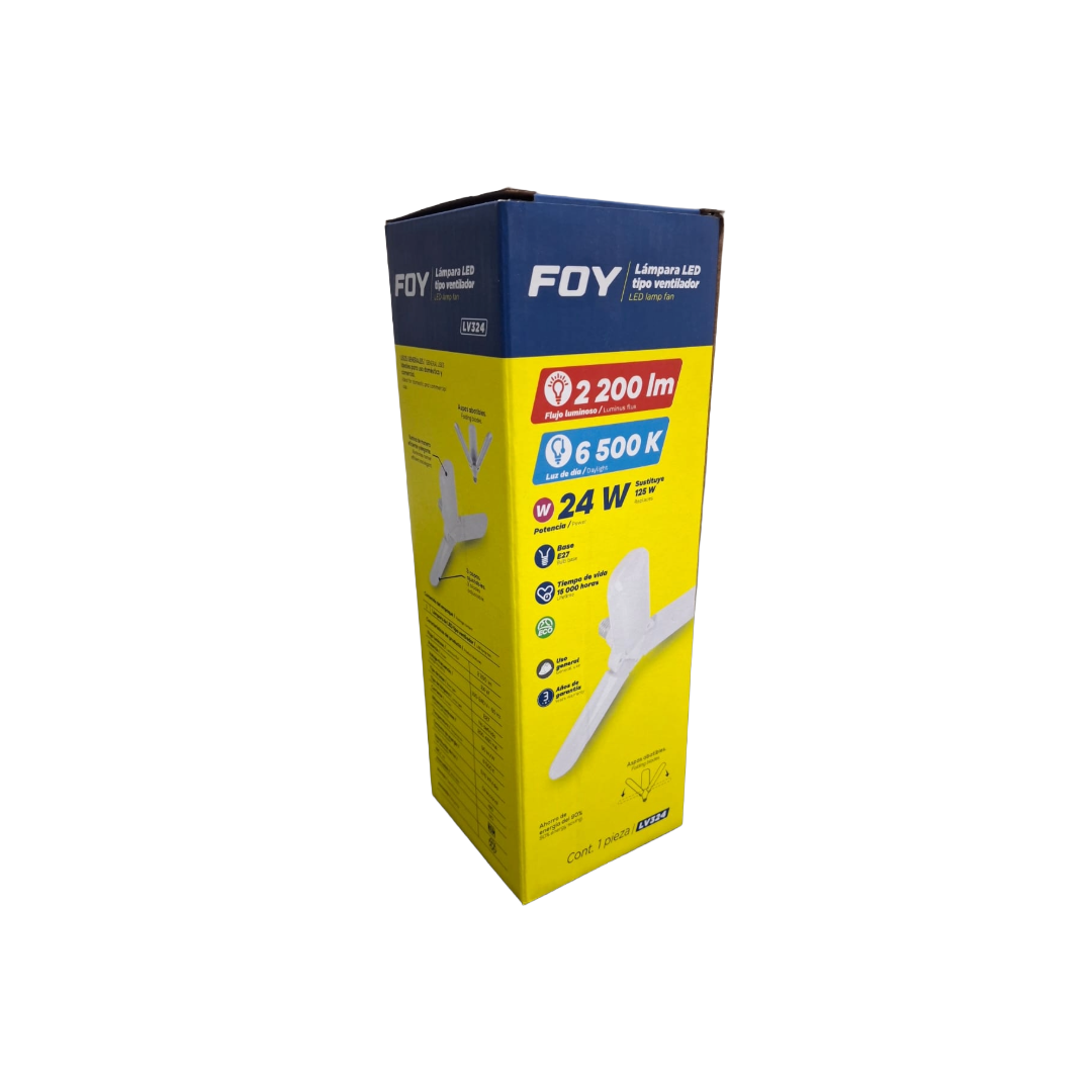 Lámpara LED Tipo Ventilador 3 Aspas LV324