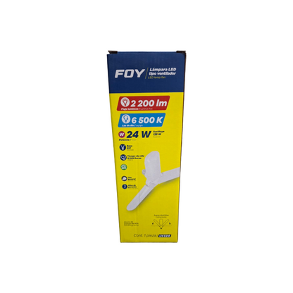 Lámpara LED Tipo Ventilador 3 Aspas LV324