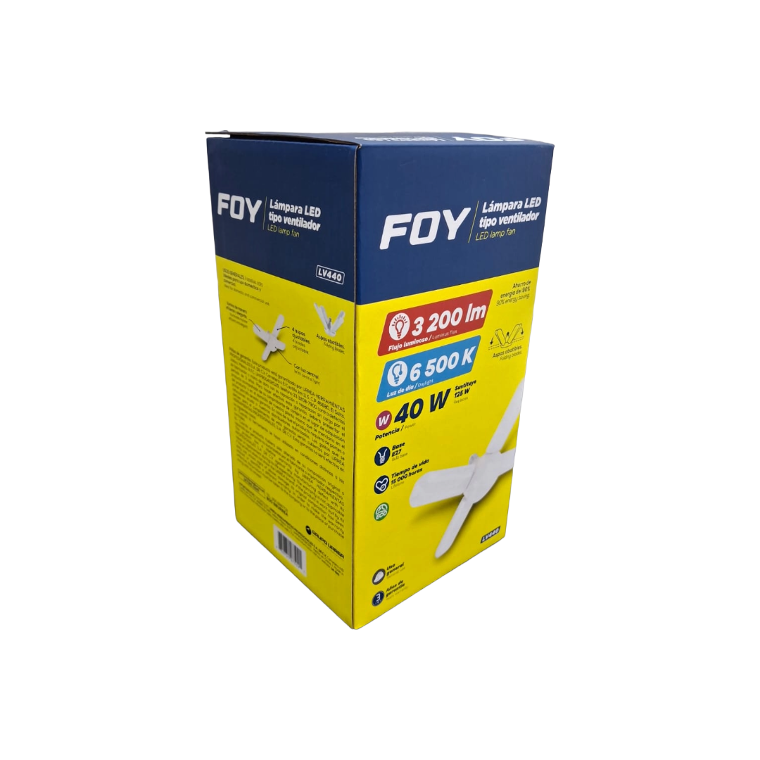 Lámpara LED Tipo Ventilador 4 Aspas LV440