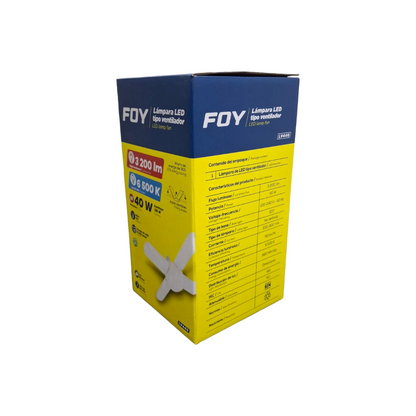 Lámpara LED Tipo Ventilador 4 Aspas LV440