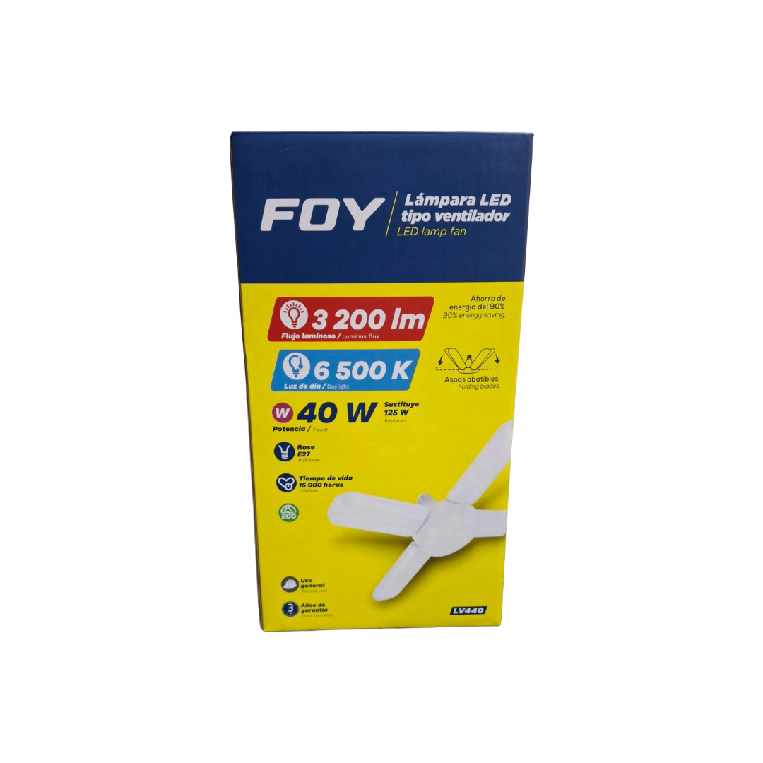 Lámpara LED Tipo Ventilador 4 Aspas LV440