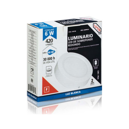 Luminario LED Redondo Para Sobreponer 618158