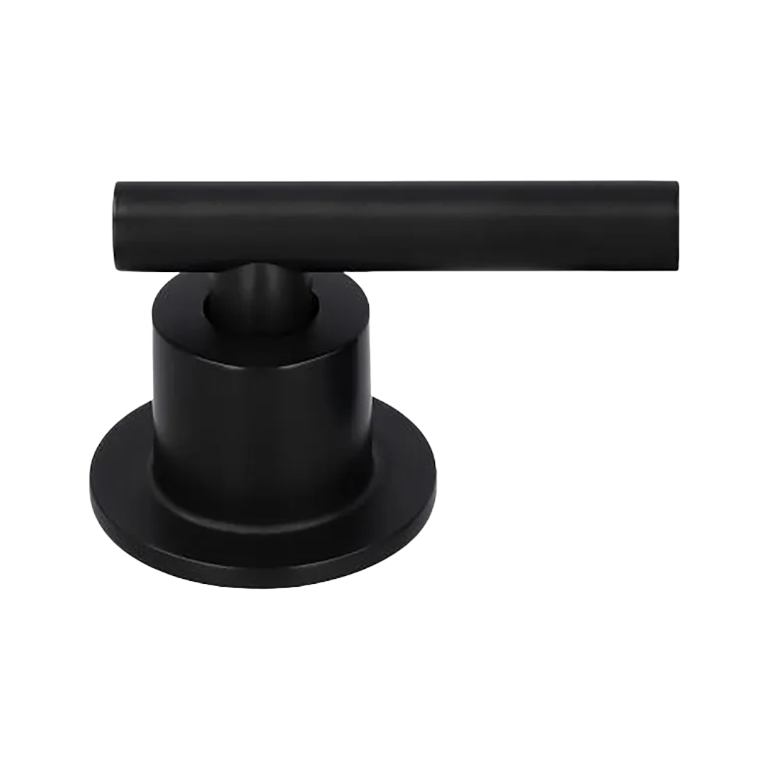 Juego De 2 Manerales De Palanca Para Regadera Negro Mate MPN.2