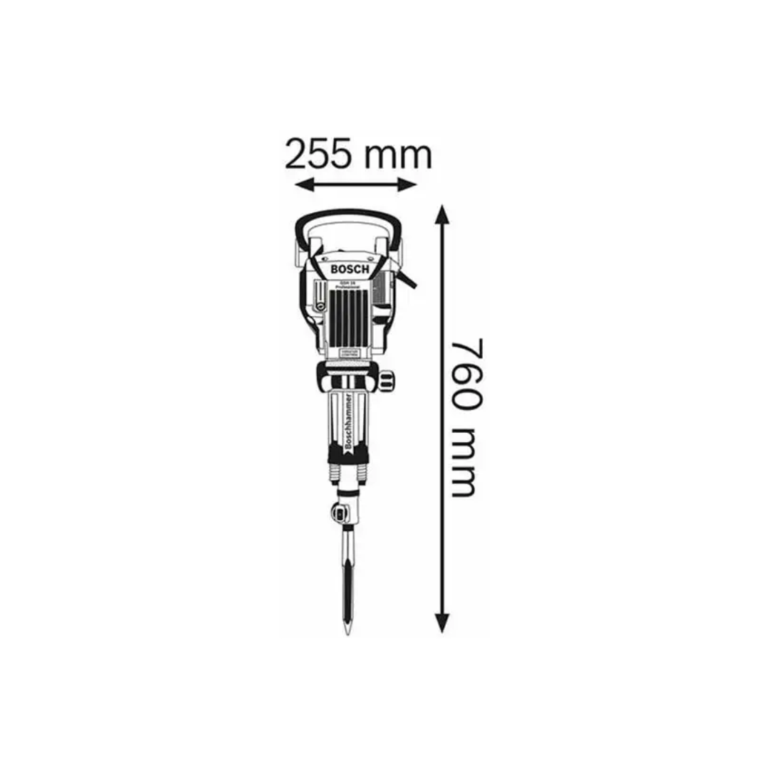 Martillo Demoledor GSH 16-30 1700W 110V 06113350G2