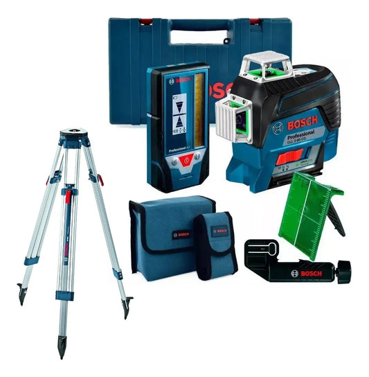 Nivel Láser Bosch GLL 3-80 CG + Tripié BT 160 + Receptor LR7