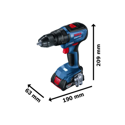 Rotomartillo Brushless 18V GSB 18V-50 + 2 Baterias 06019H51G0