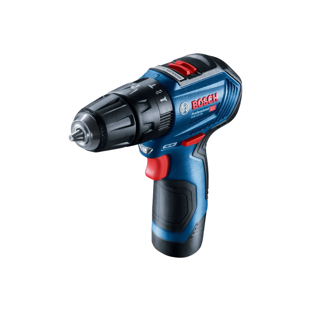 Rotomartillo 3/8 GSB 12V-30, con 2 baterías y maletín 06019G91G0