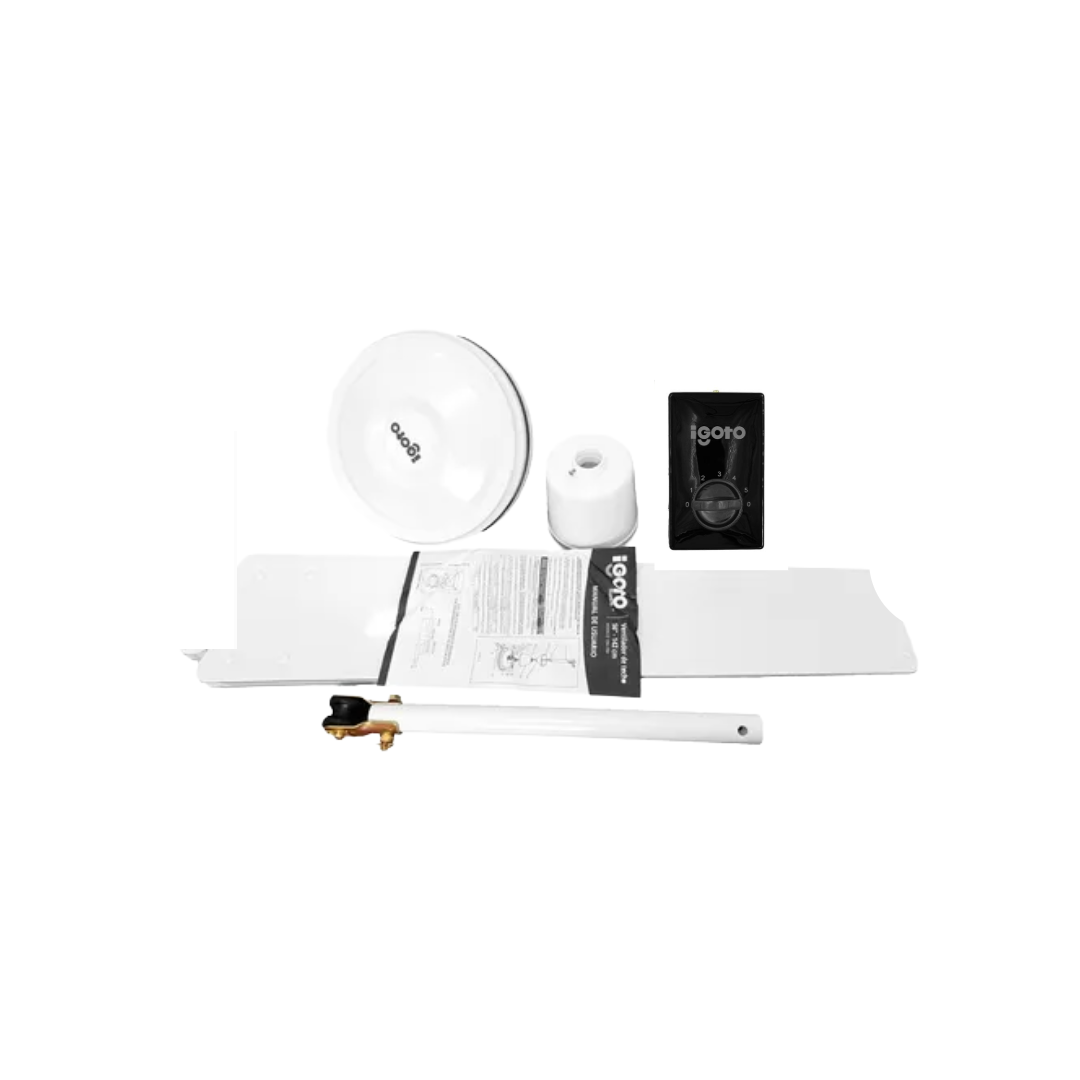 Ventilador De Techo V5601 Aspas De Metal 56"