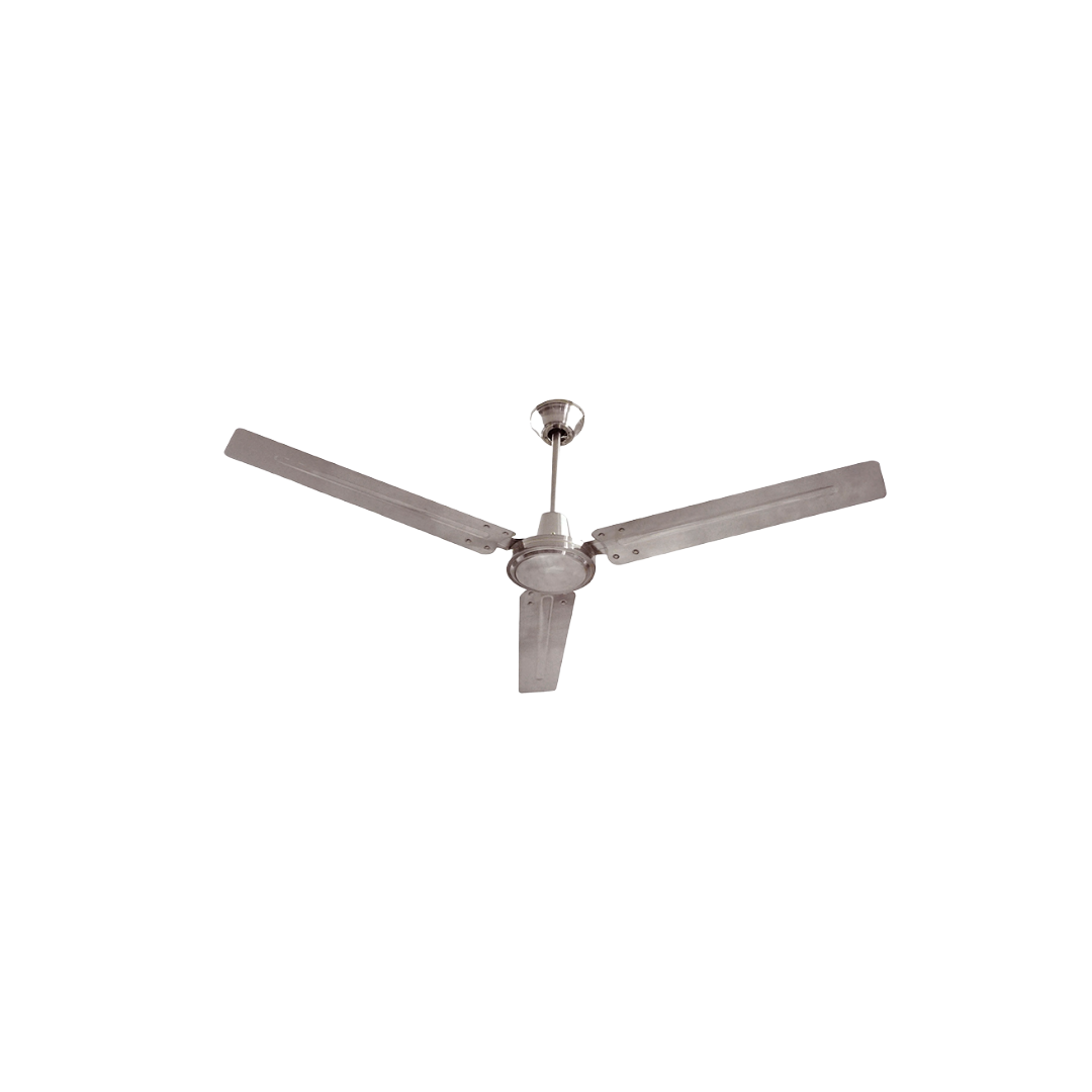 Ventilador de Techo Industrial 56" Veker 7760 Acabado Níquel Satinado