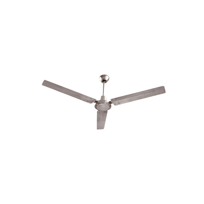 Ventilador de Techo Industrial 56" Veker 7760 Acabado Níquel Satinado