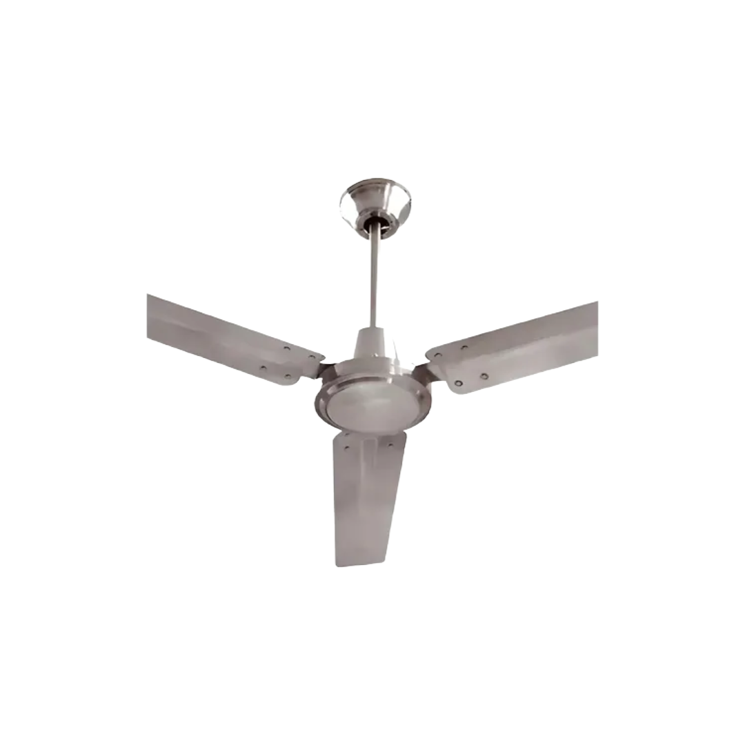 Ventilador de Techo Industrial 56" Veker 7760 Acabado Níquel Satinado