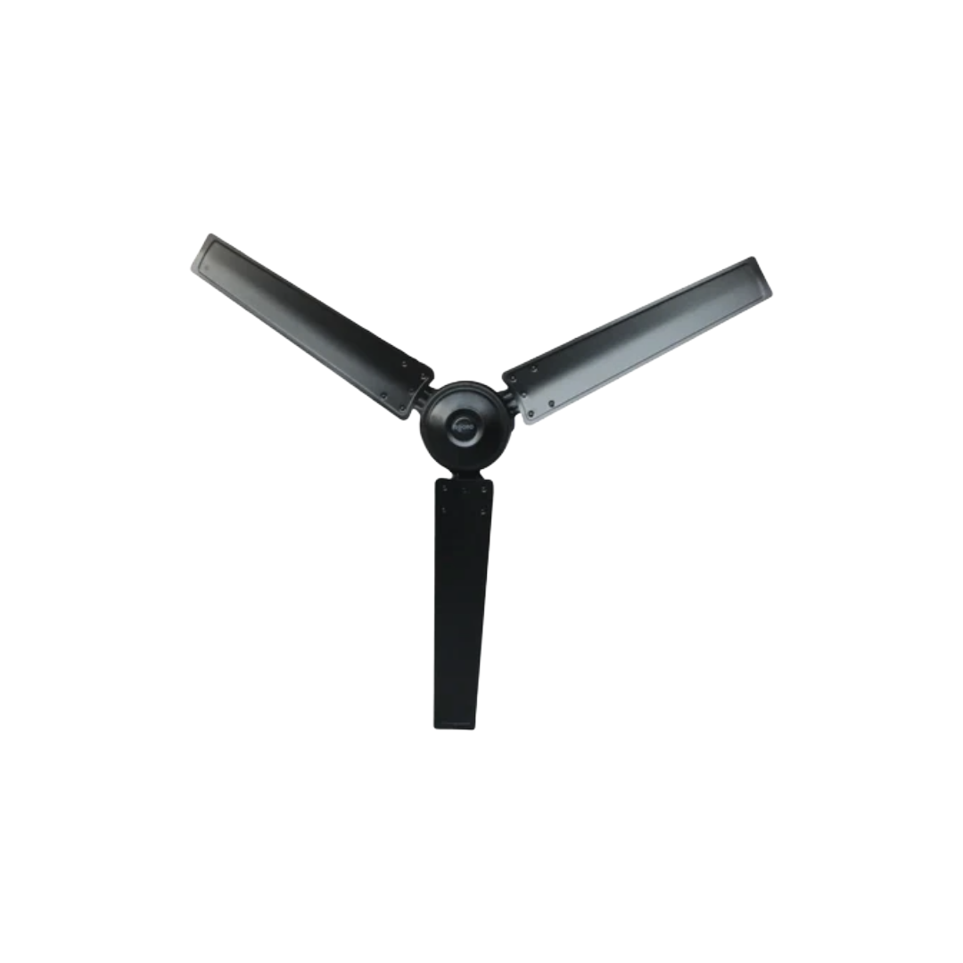 Ventilador De Techo V5602 Negro 3 Aspas De Metal 56