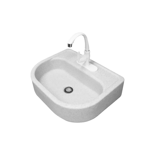 Lavabo De Plástico Mod. 2052 Con Mezcladora