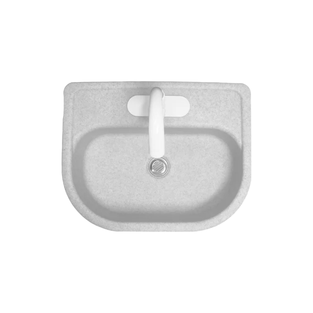 Lavabo De Plástico Mod. 2052 Con Mezcladora