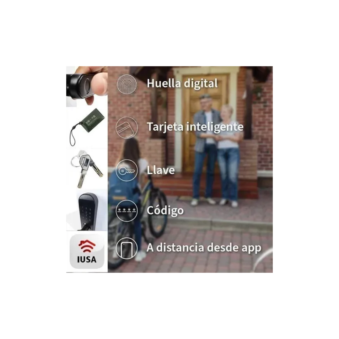 Cerradura Digital Con Huella Y Smartwifi 618961