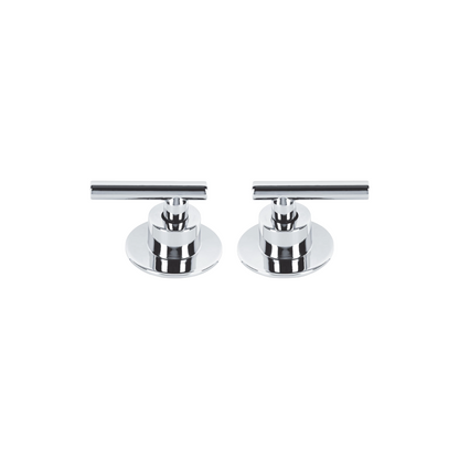 Juego De 2 Manerales Para Regadera Palanca Cromo MPN