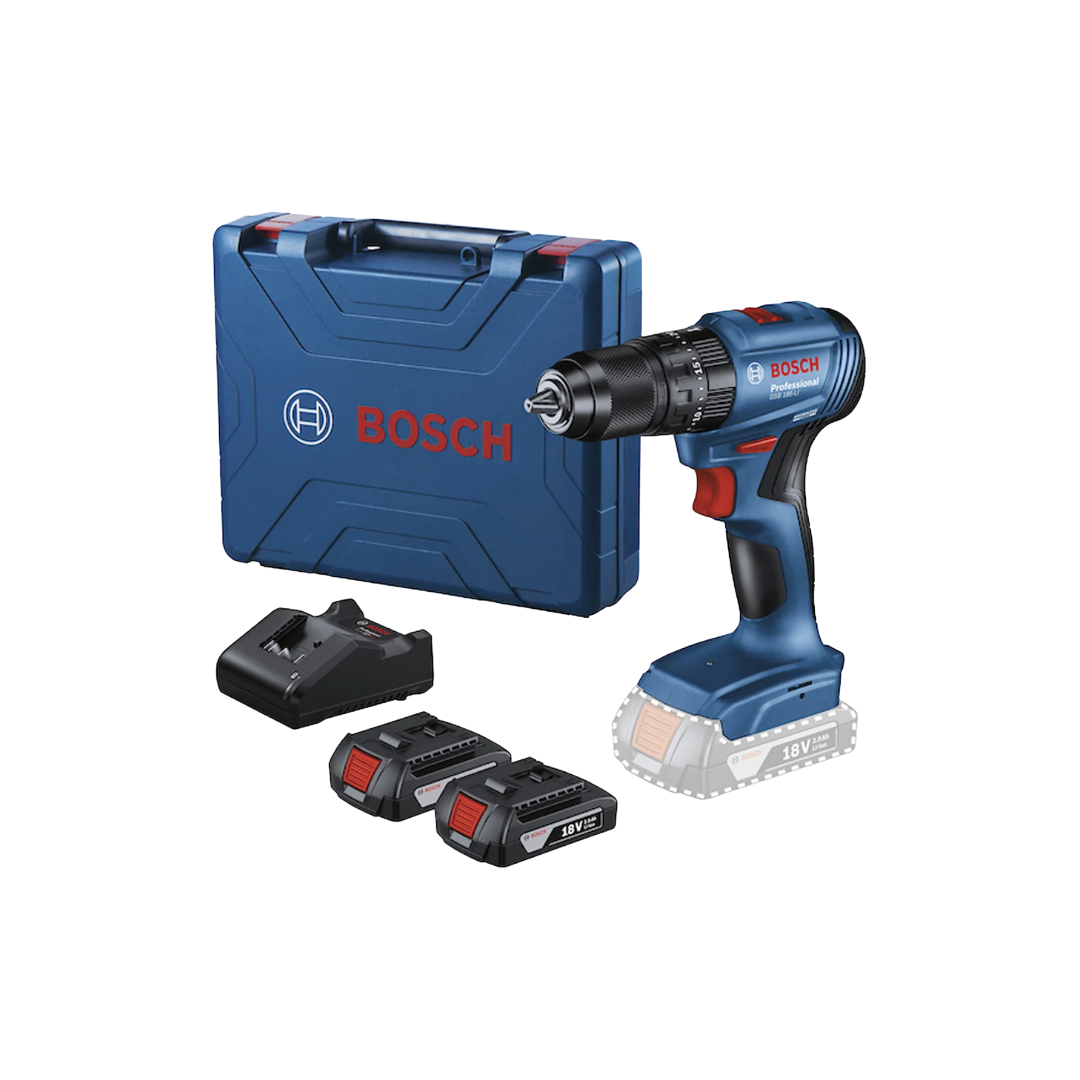 Rotomartillo GSB 185-LI 18V + 2 Baterías + Maletín