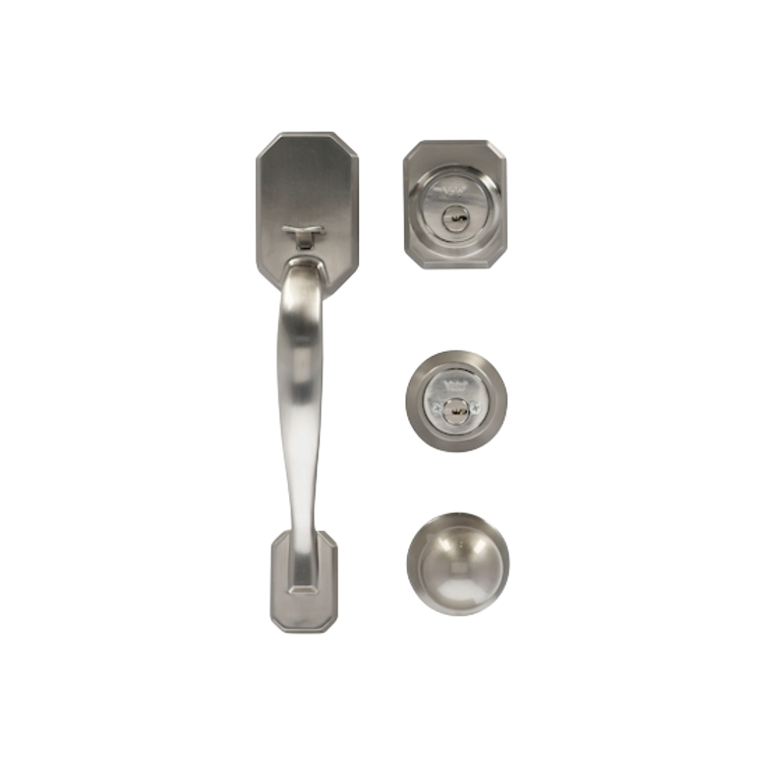 Cerradura De Gatillo Teton Función Llave-Llave Niquel Satinado Mx86202