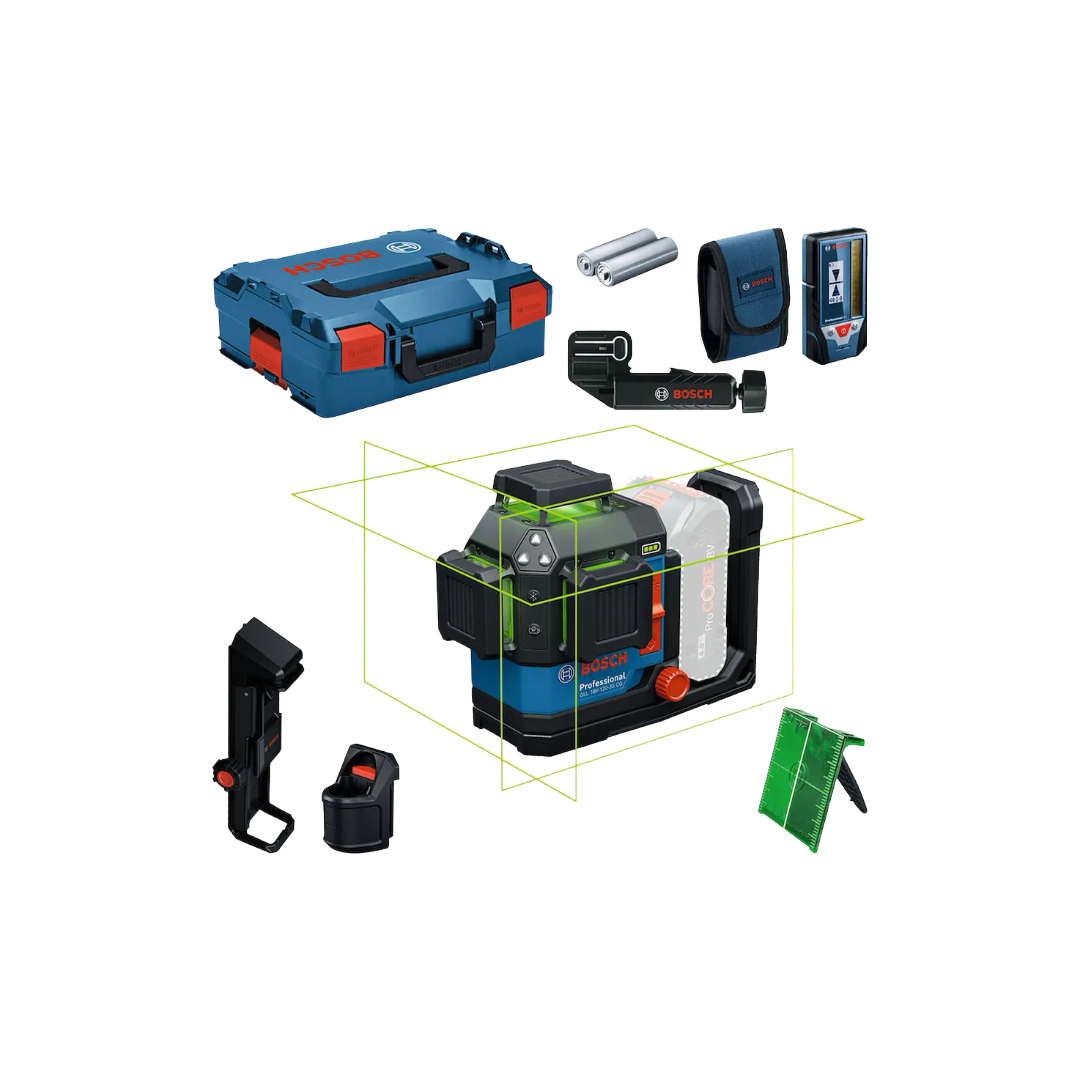 Nivel Laser GLL 18V-120-33 CG 06010651G0 + Starter Kit 18v